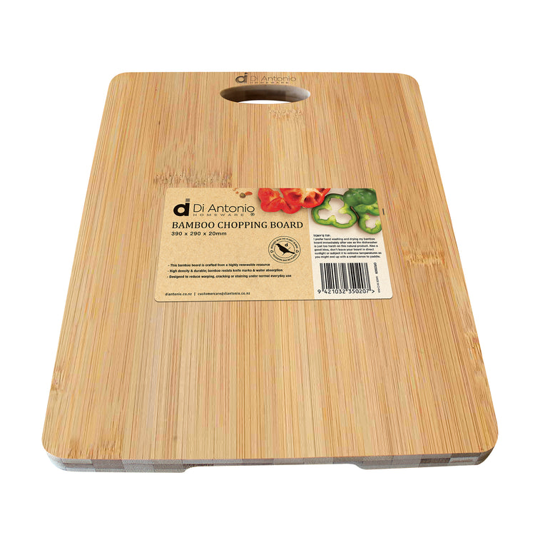 Chopping Board 390x290x20mm Bamboo