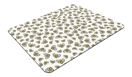 Dish Mat Quick Dry 510x380mm Bees