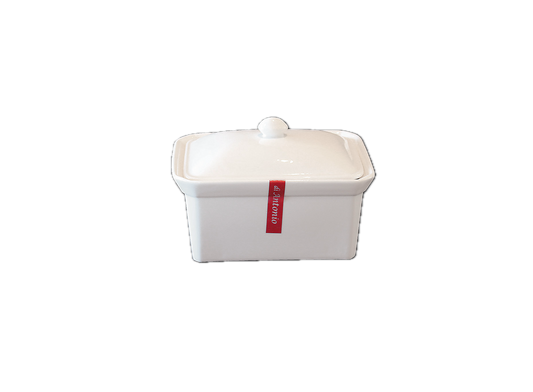 Butter Holder 1lb Porcelain