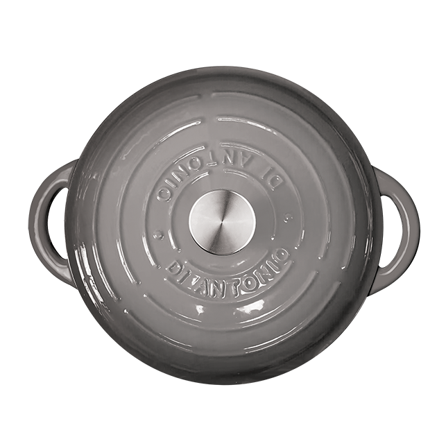 Casserole 260mm Cast Iron Enamel Grey 4.6L