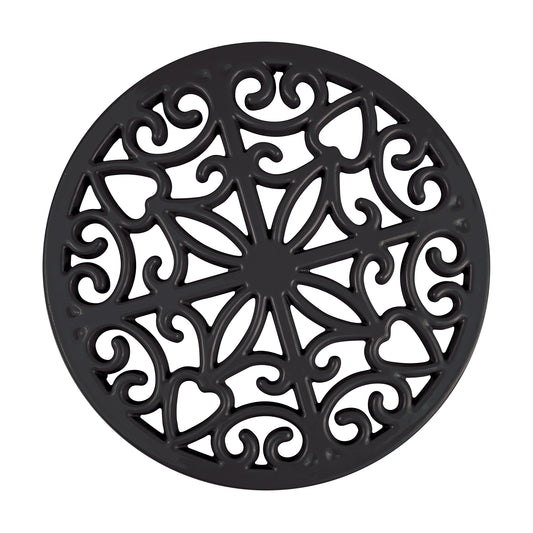 Pot Stand 200mm Cast Iron Black