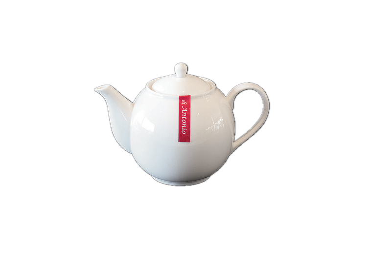 Teapot Round 600ml 2 Cup Porcelain