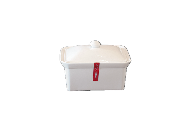 Butter Holder 1lb Porcelain
