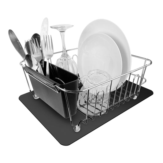 Dish Mat Quick Dry 450x300mm Galactic Black