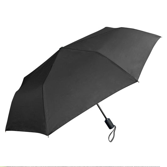 Umbrella Auto Open Black Including a Metal Frame Fibreglass Ribs and a Bag