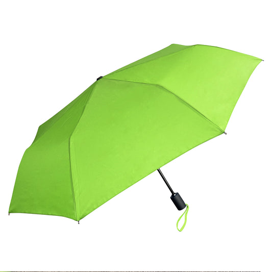 Umbrella Auto Open Green Including a Metal Frame Fibreglass Ribs and a Bag