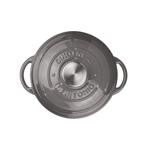 Casserole 200mm Cast Iron Enamel Grey 2.7L