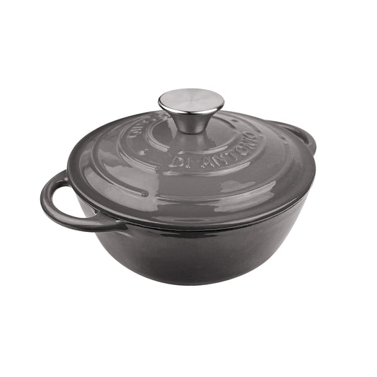 Casserole 200mm Cast Iron Enamel Grey 2.7L