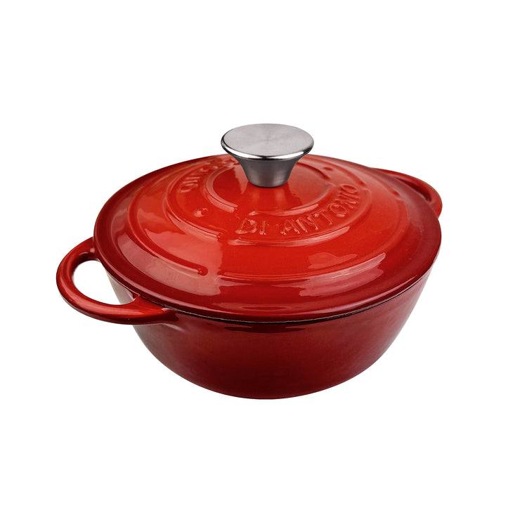 Casserole 200mm Cast Iron Enamel Red 2.7L