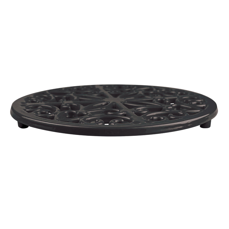 Pot Stand 200mm Cast Iron Black