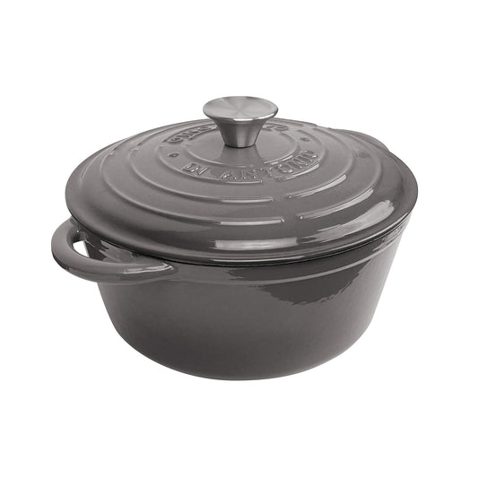 Casserole 260mm Cast Iron Enamel Slate Grey