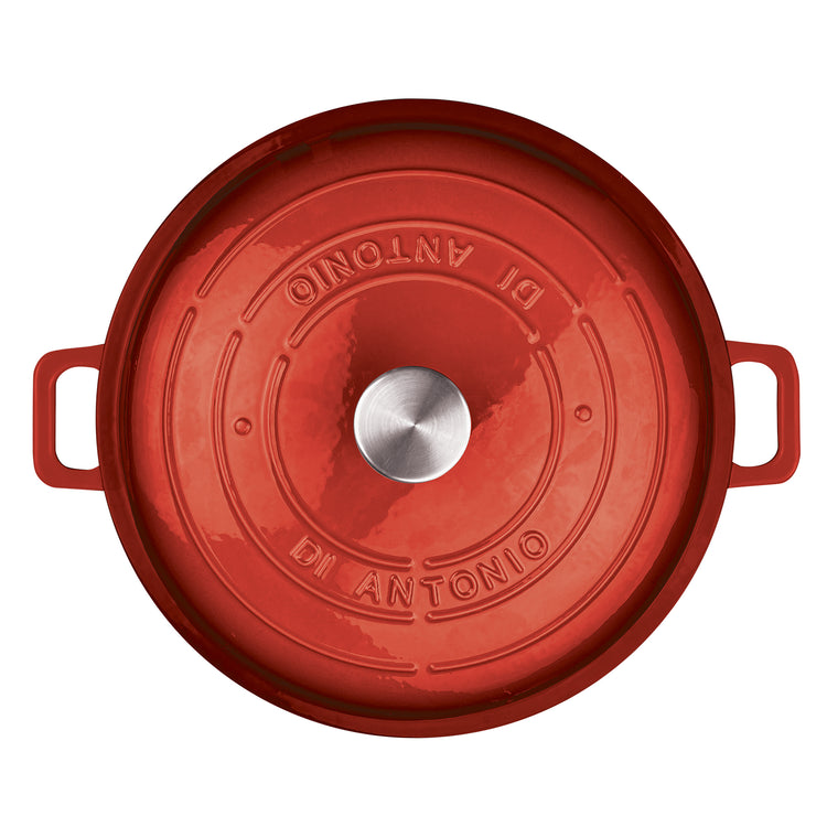 Casserole 320mm Cast Iron Enamel Red