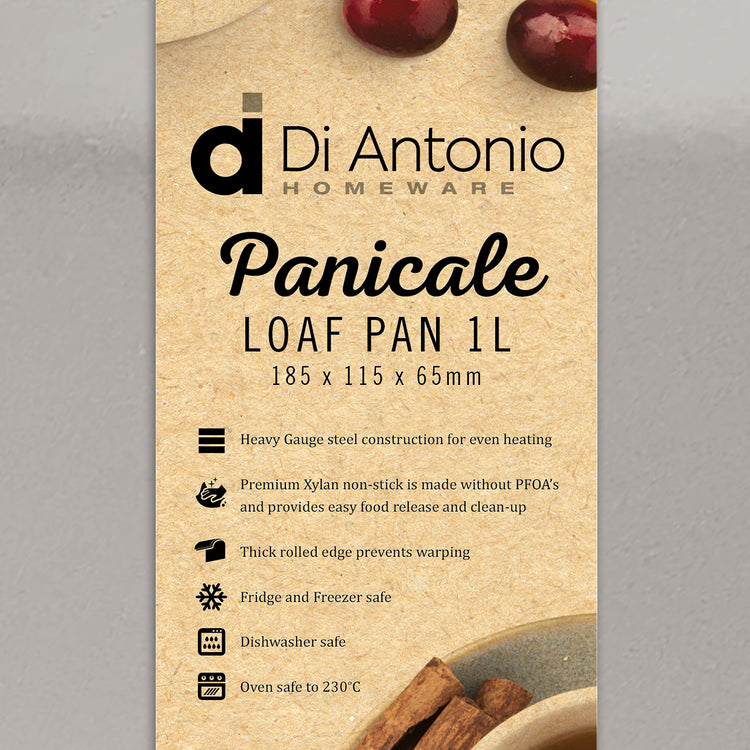 Loaf Pan 1lb 185x115x65mm Panicale