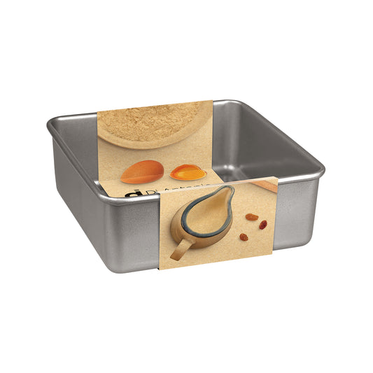 Cake Pan Square Loose Base 220x80mm Panicale