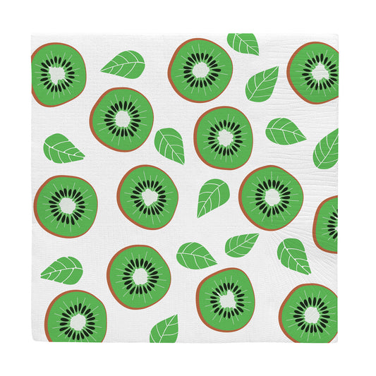 Paper Napkins / Serviettes 330x330mm Pack of 20 Summer Kiwifruit