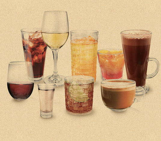 Make the perfect cuppa, create the ultimate cocktail, it's all so easy with our wide range of glasses and mugs.