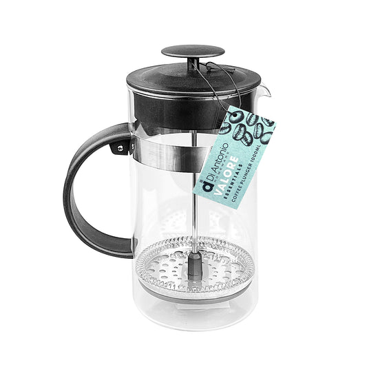 Coffee Plunger 1L 8 Cup Valore Essentials