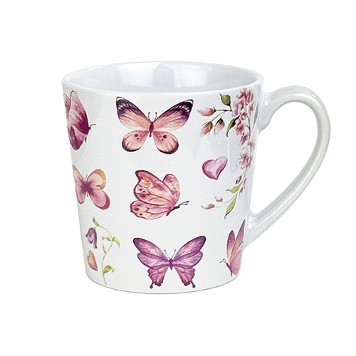 Mug 330ml Butterflies Stoneware