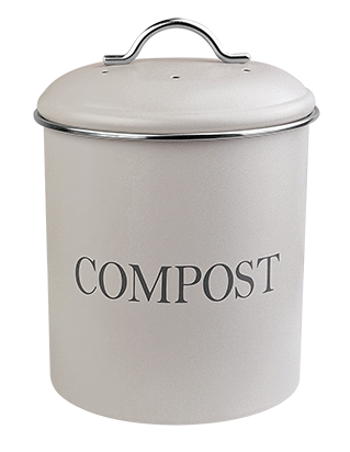 Compost Bin Bench Top 135x150mm with Filters Birchwood