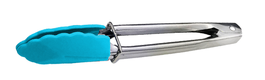 Tongs Mini 180mm Stainless Steel Blue
