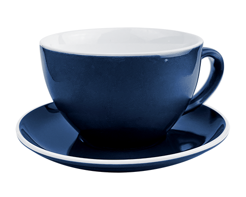 Cup & Saucer 280ml Blue Porcelain Trudeau