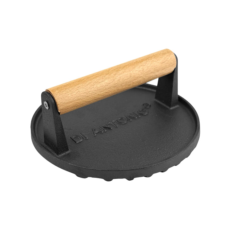 Burger Press 185mm Black Cast Iron
