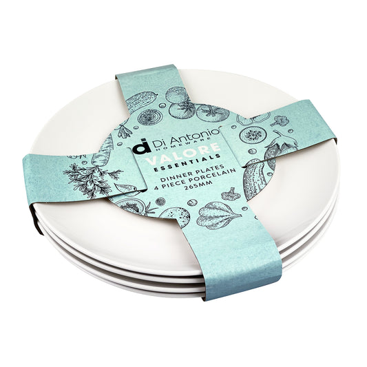 Dinner Plate 265mm Set 4 Valore Essentials