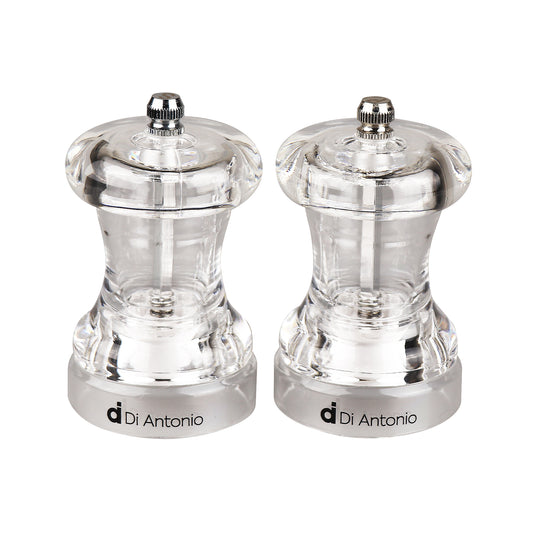 Salt & Pepper Mill Set 2 Pce 140mm Acrylic