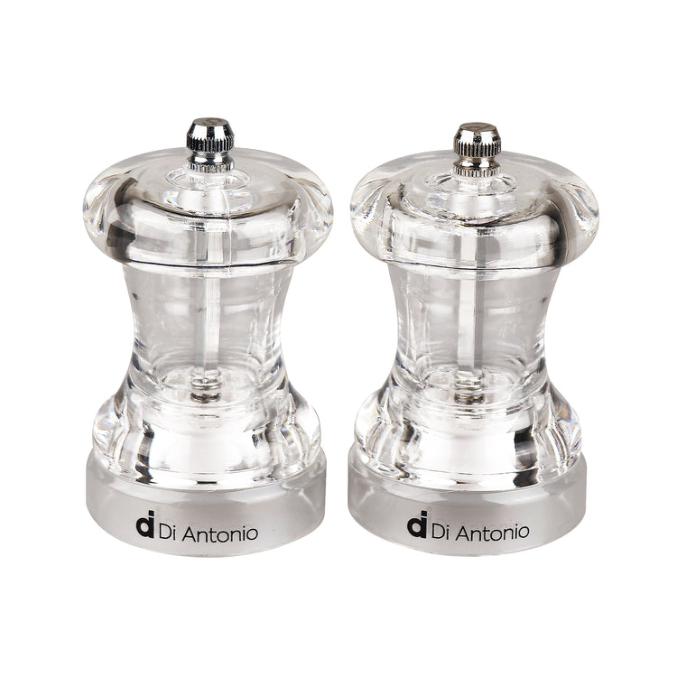 Salt & Pepper Mill Set 2 Pce 140mm Acrylic