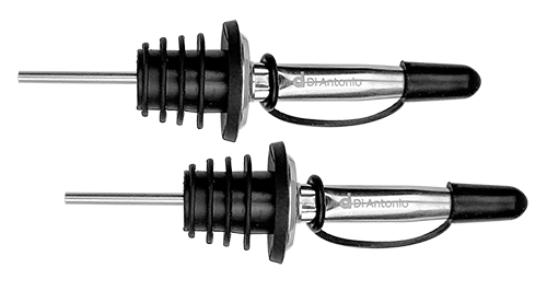 Oil Pourers w Caps 2pc Set