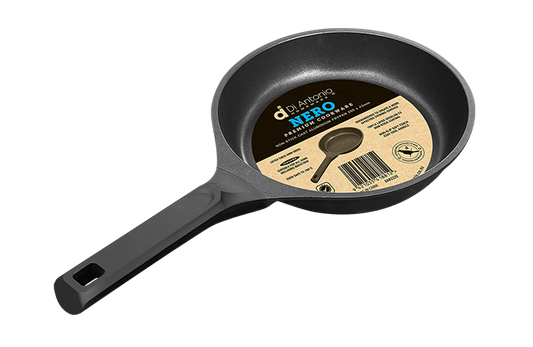 Frypan 200x43mm Cast Aluminium Nero Black