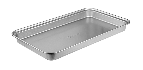 Brownie Pan 342x203x32mm Silver Alviano