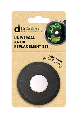 Pot Lid Knob Set Black