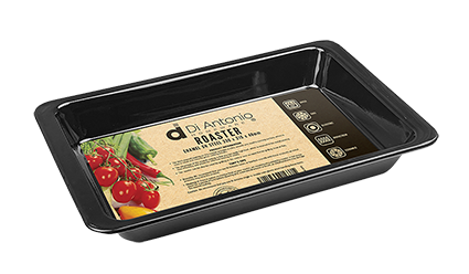 Roaster Rectangle 330x210x40mm Enamel Steel Black