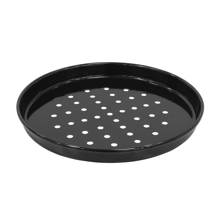 Pizza Pan 305x20mm Enamel Steel Black