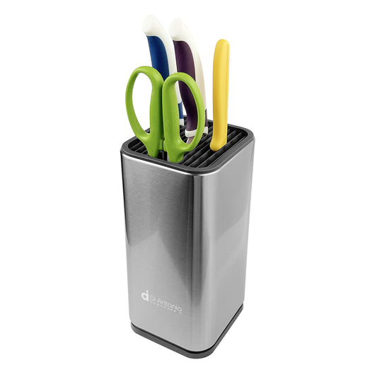 Knife Block 235x100x100mm Stainless Steel