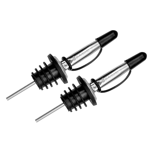 Oil Pourers w Caps 2pc Set
