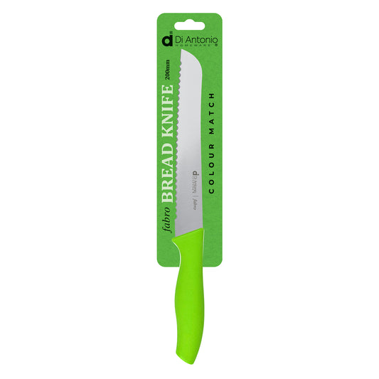 Bread Knife 200mm Green 
Colour Match