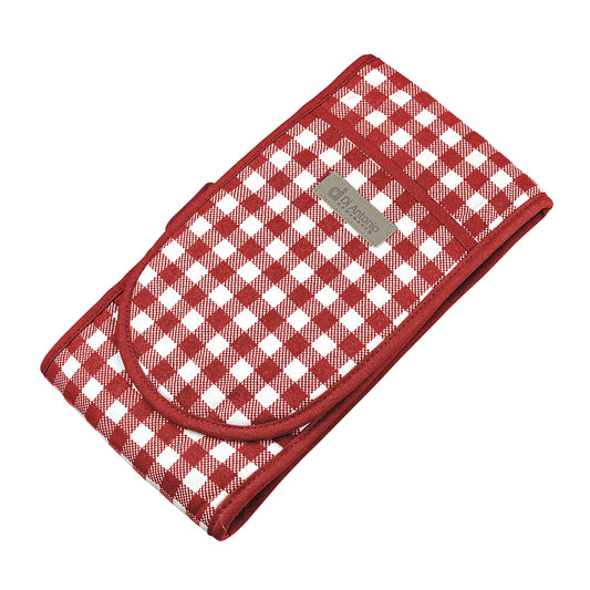 Double Oven Glove 880x180mm Red Check
