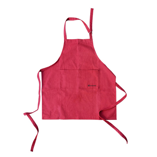 Apron Cotton Canvas Large Rosso