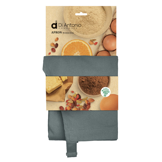 Apron Cotton Canvas Large Brenton Grey