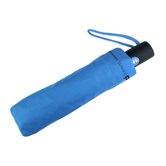 Umbrella Auto Open Blue Including a Metal Frame Fibreglass Ribs and a Bag