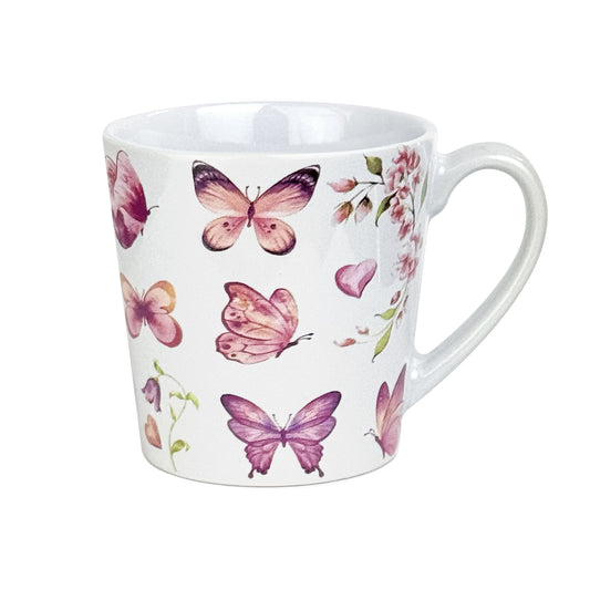 Mug 330ml Butterflies Stoneware