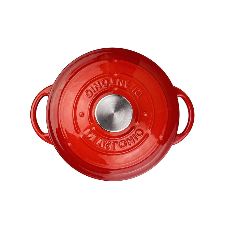 Casserole 200mm Cast Iron Enamel Red 2.7L