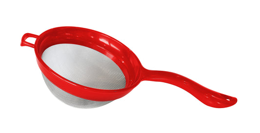 Sieve Plastic 125mm Red