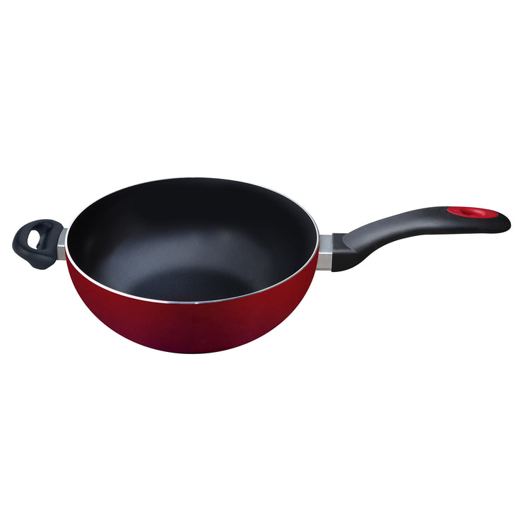 Wok 300mm Rosso Red