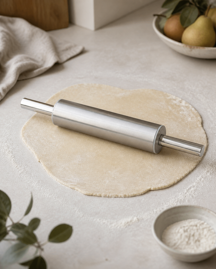 Rolling Pin 450x60mm Stainless Steel
