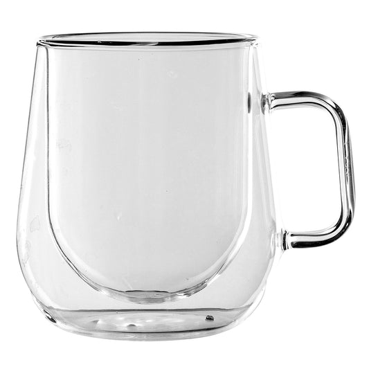Latte Glass Double Walled 300ml Pair