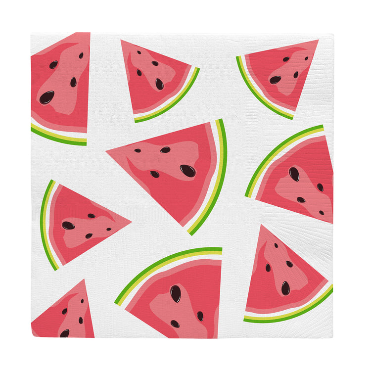 Paper Napkins / Serviettes 330x330mm Pack of 20 Summer Fruit Watermelon