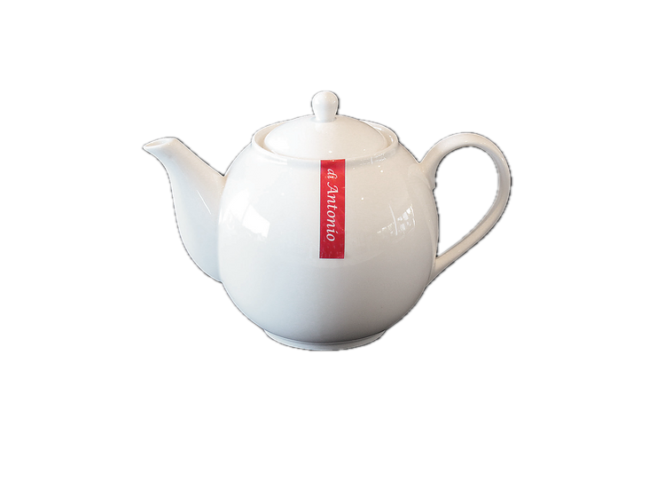 Teapot 1L Round 6 Cup Porcelain